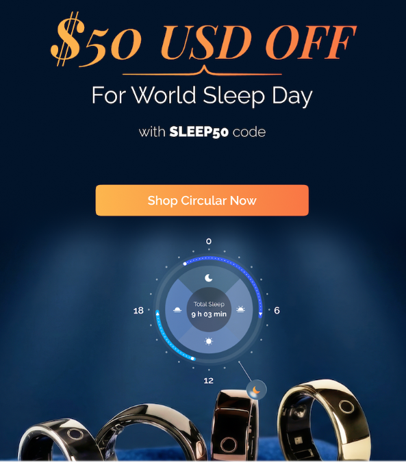 Shop the Circular Ring 2 Now and Start Optimizing Your Sleep Today