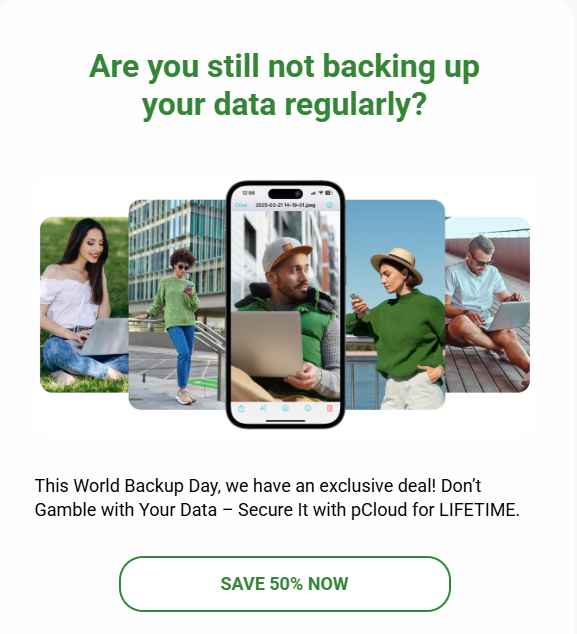 lock in pCloud’s 50% OFF lifetime deal