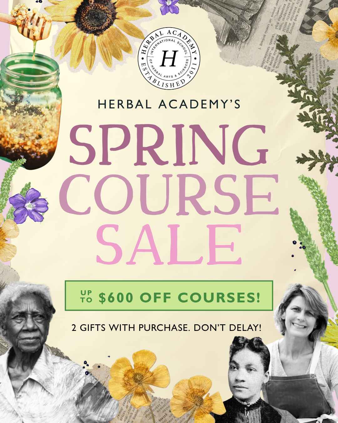 Enroll in Herbal Academy today and secure your discounted access + exclusive bonuses before the Spring Sale ends.
