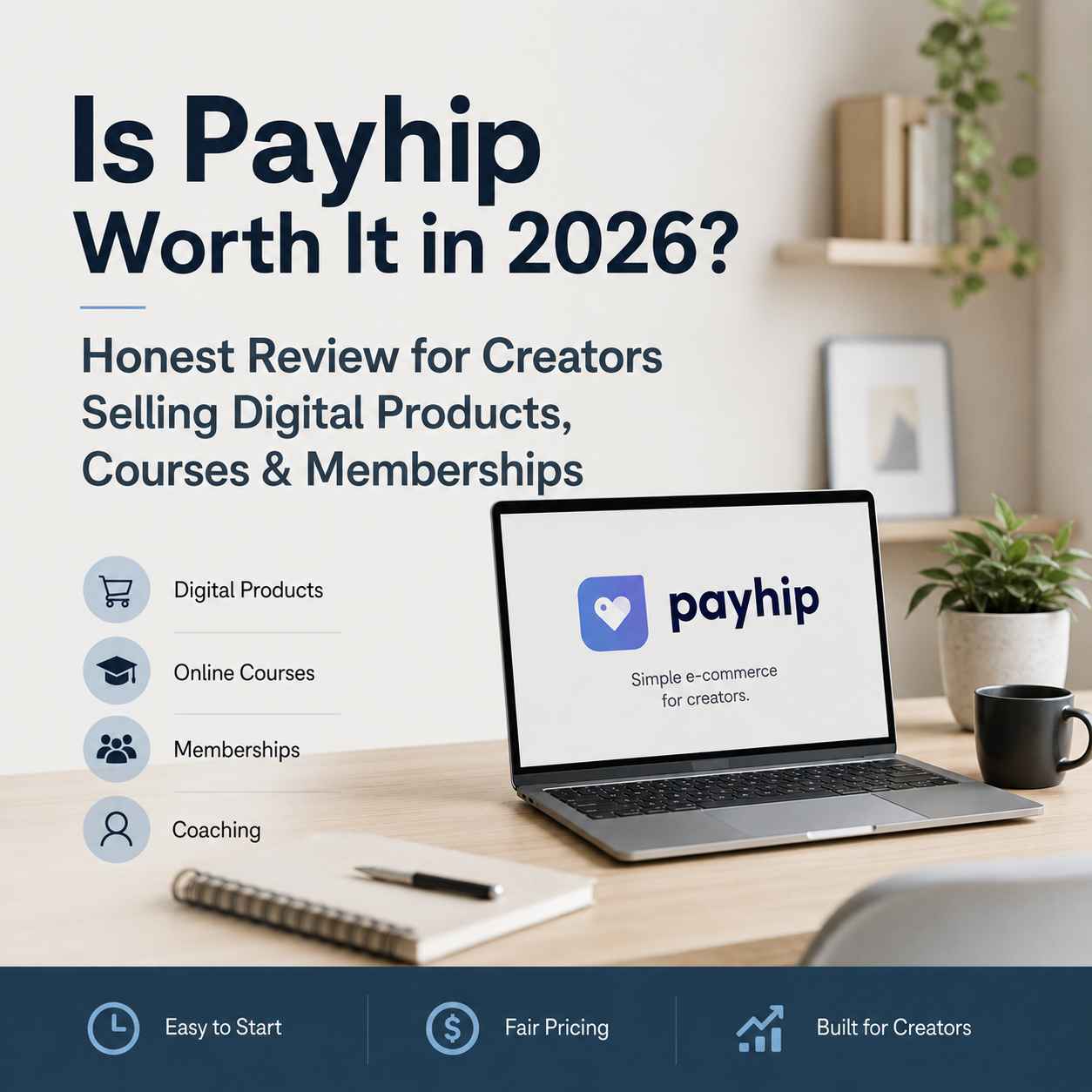 Is Payhip Worth It in 2026? Honest Review for Creators Selling Digital Products, Courses & Memberships