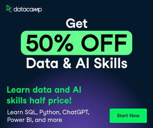 DataCamp 50% Off June 2026: Get AI, Python, SQL & Power BI Training at Half Price