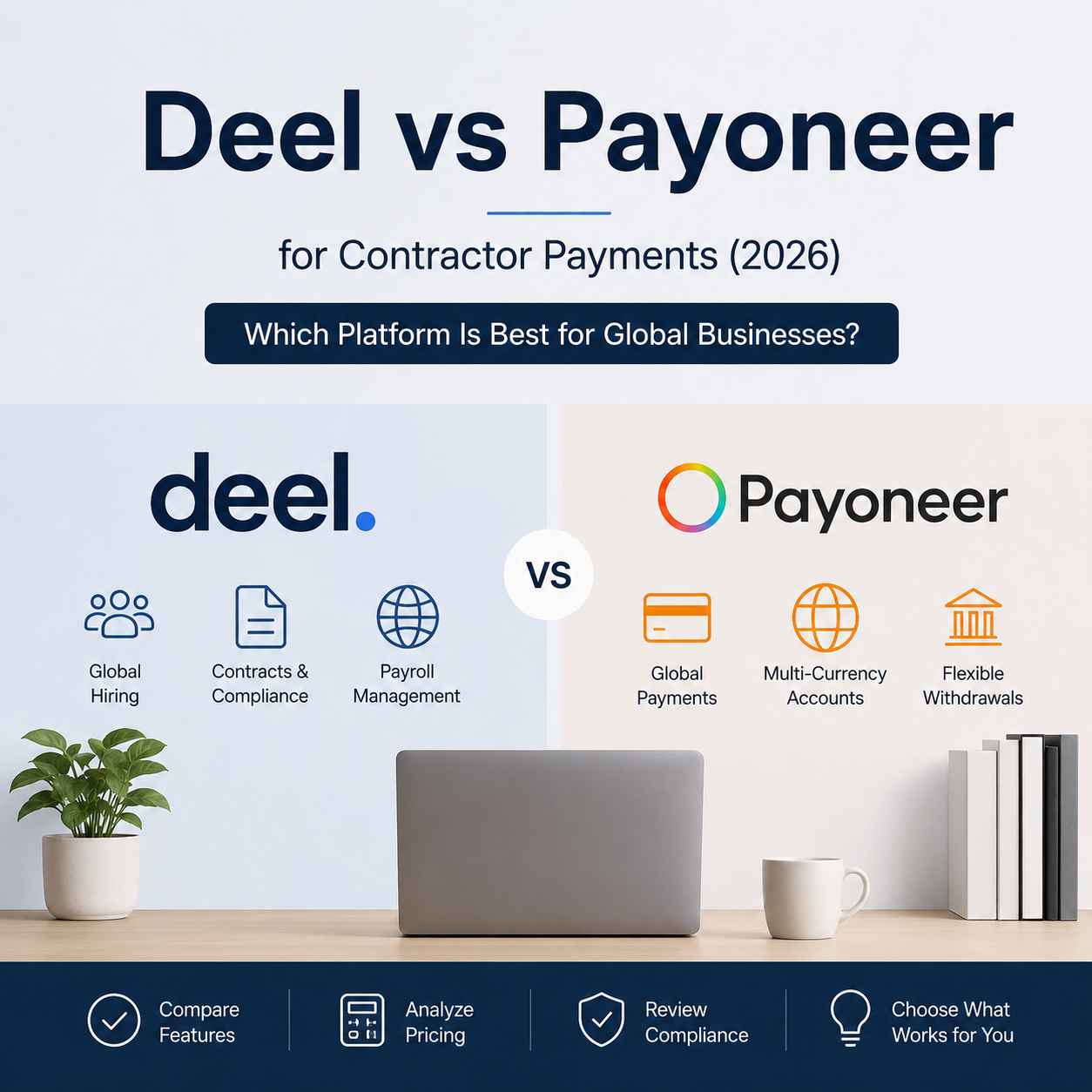 Deel vs Payoneer for Contractor Payments (2026): Which Platform Is Best for Global Businesses?