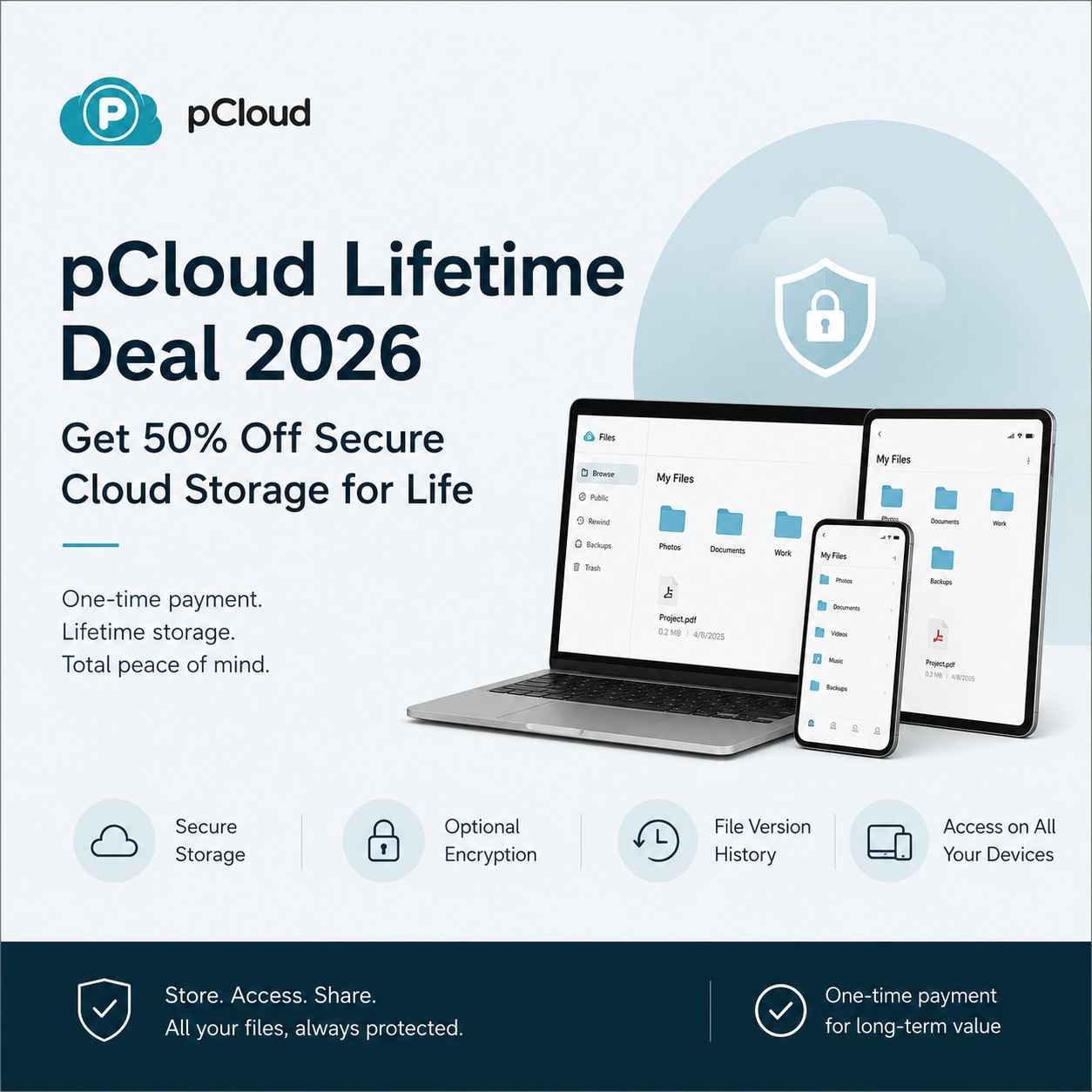 pCloud Lifetime Deal 2026: Get 50% Off Secure Cloud Storage for Life