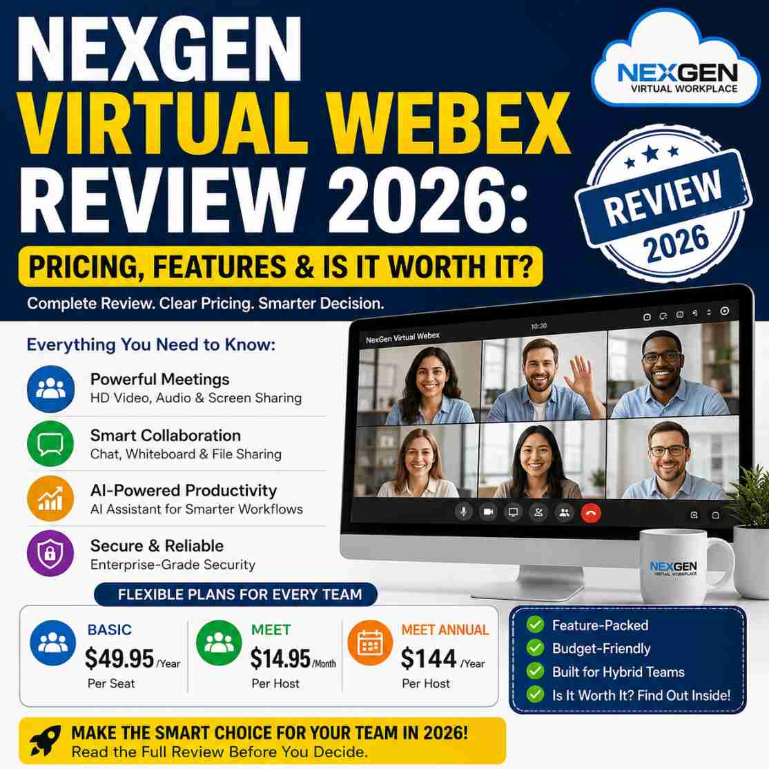 NexGen Virtual Webex Review 2026: Pricing, Features & Is It Worth It?