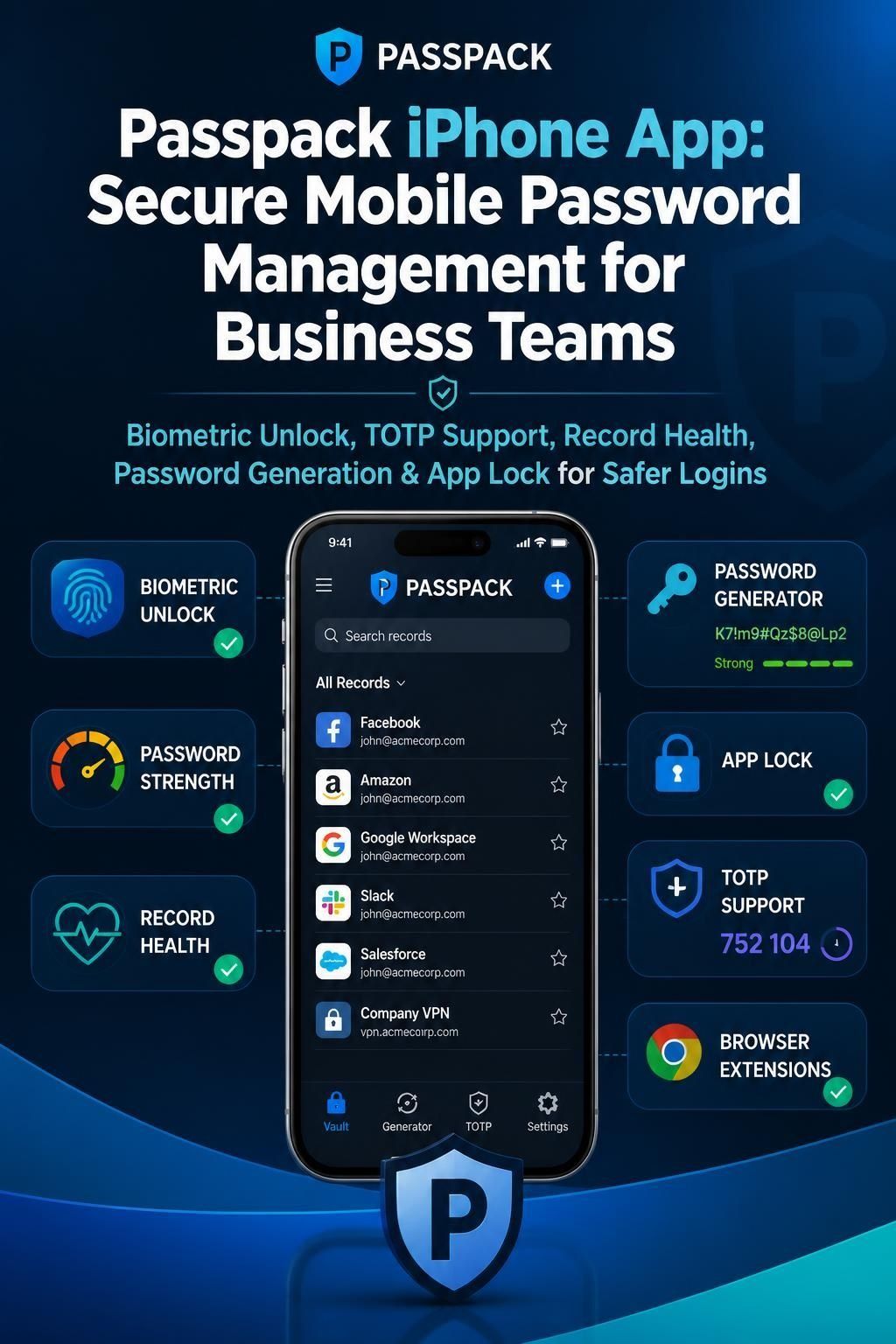 Passpack Mobile App Review 2026: iPhone Access, TOTP & Browser Security for Business Teams