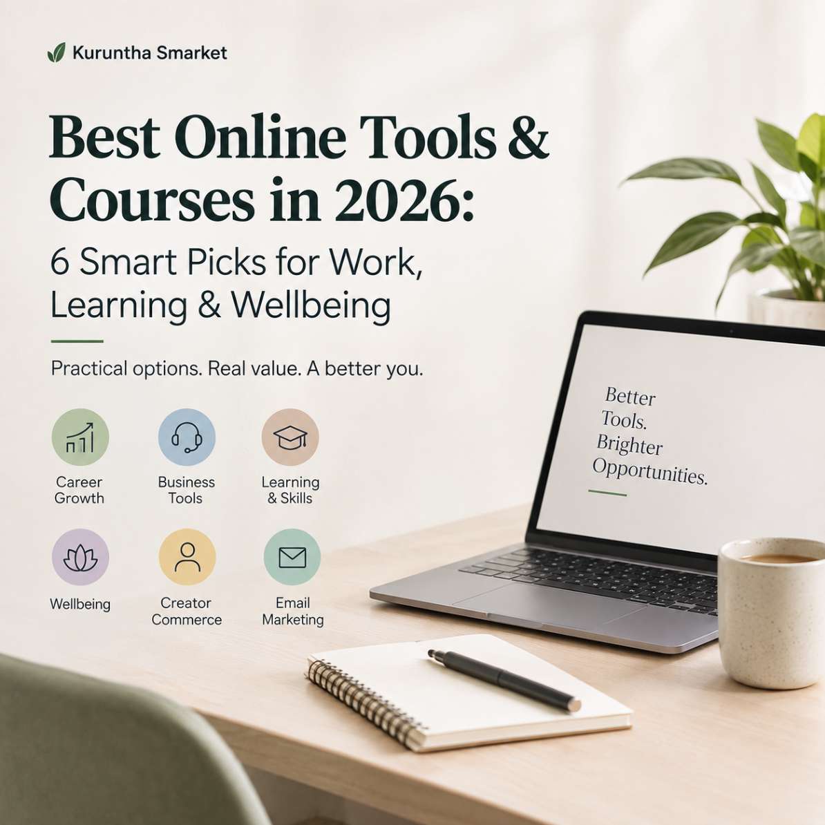 Best Online Tools & Courses in 2026: 6 Smart Picks for Work, Learning & Wellbeing