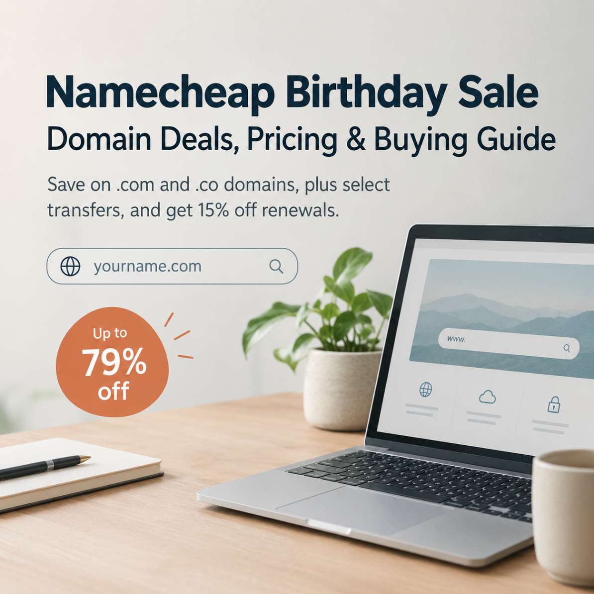 Namecheap Sale 2026: Birthday Domain Deals & Transfers