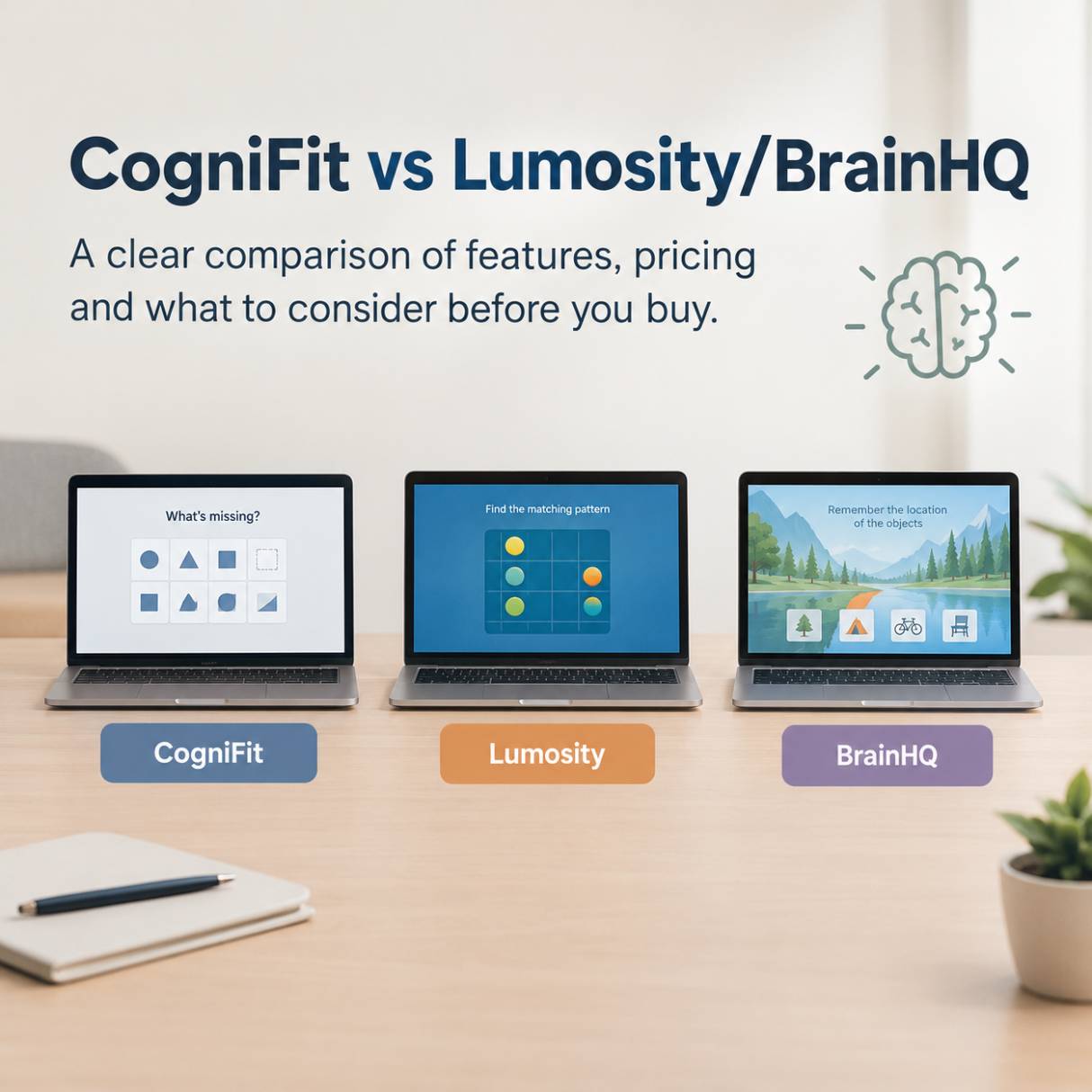CogniFit vs Lumosity vs BrainHQ: Which Is Best?