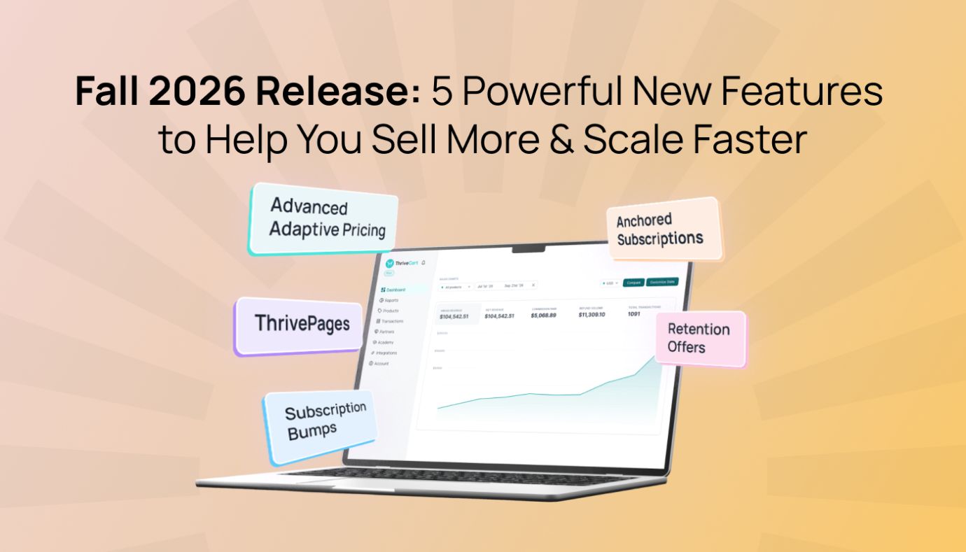 ThriveCart Fall 2026 Update: 5 New Features