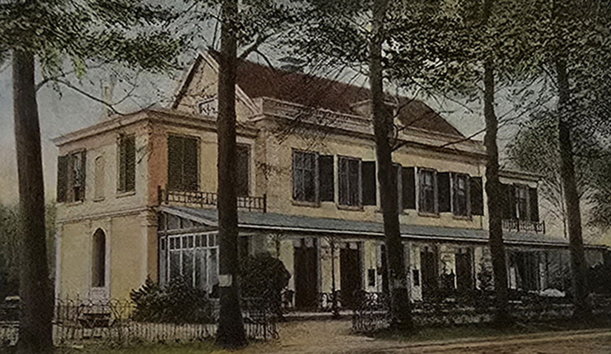 1955 Middenhoeve Slotlaan tegenover Walkartpark