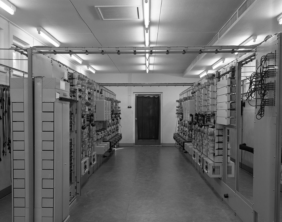 1962 Binnenkant Straalzenderstation 2 LVGSVZ te Austerlitz