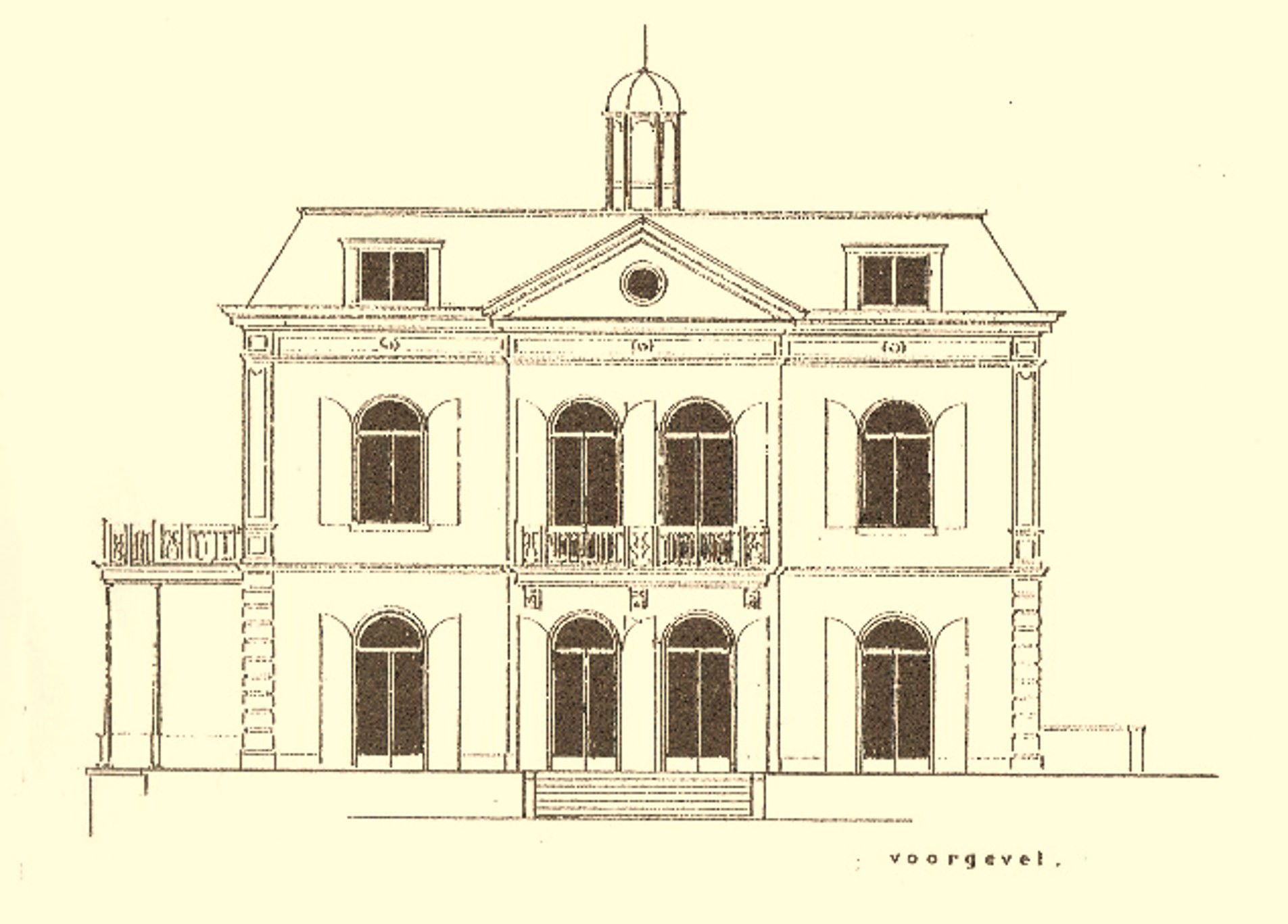 Nieuwe gevel 1946