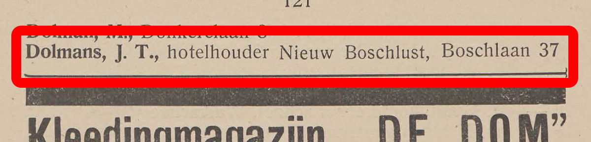 1924 Nieuwe directie