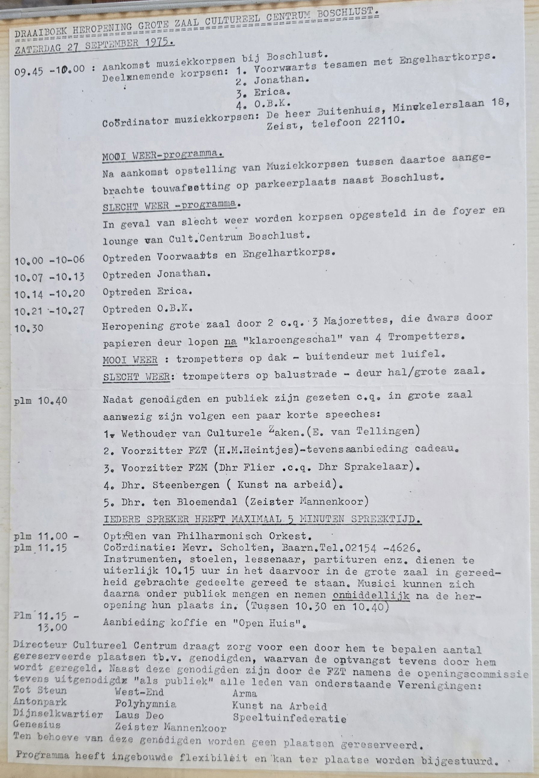 1975 Draaiboek