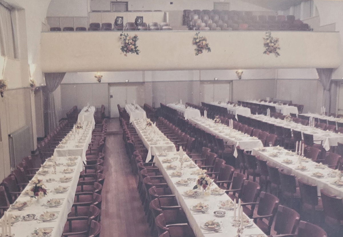 1966 Grote tafels 350 man gedekt