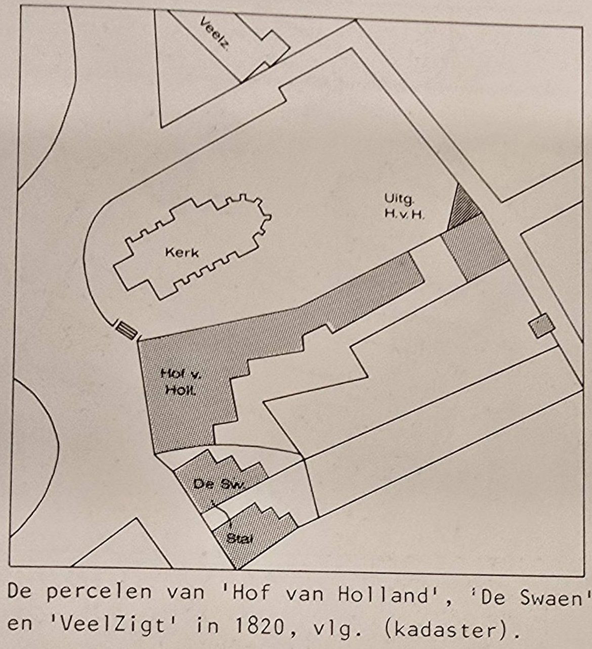 1820 Perceel De Swaen met stal