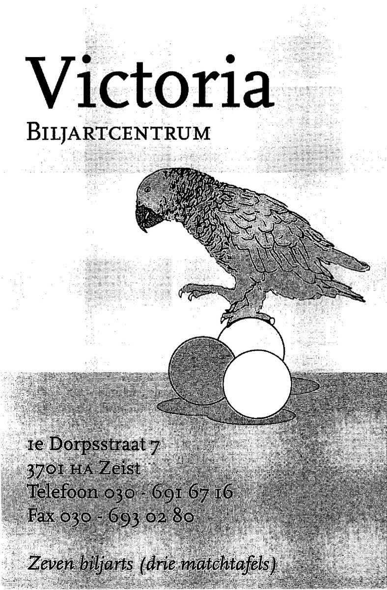 2001 Advertentie met mascotte Jacco