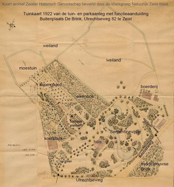 Tuinkaart 1922