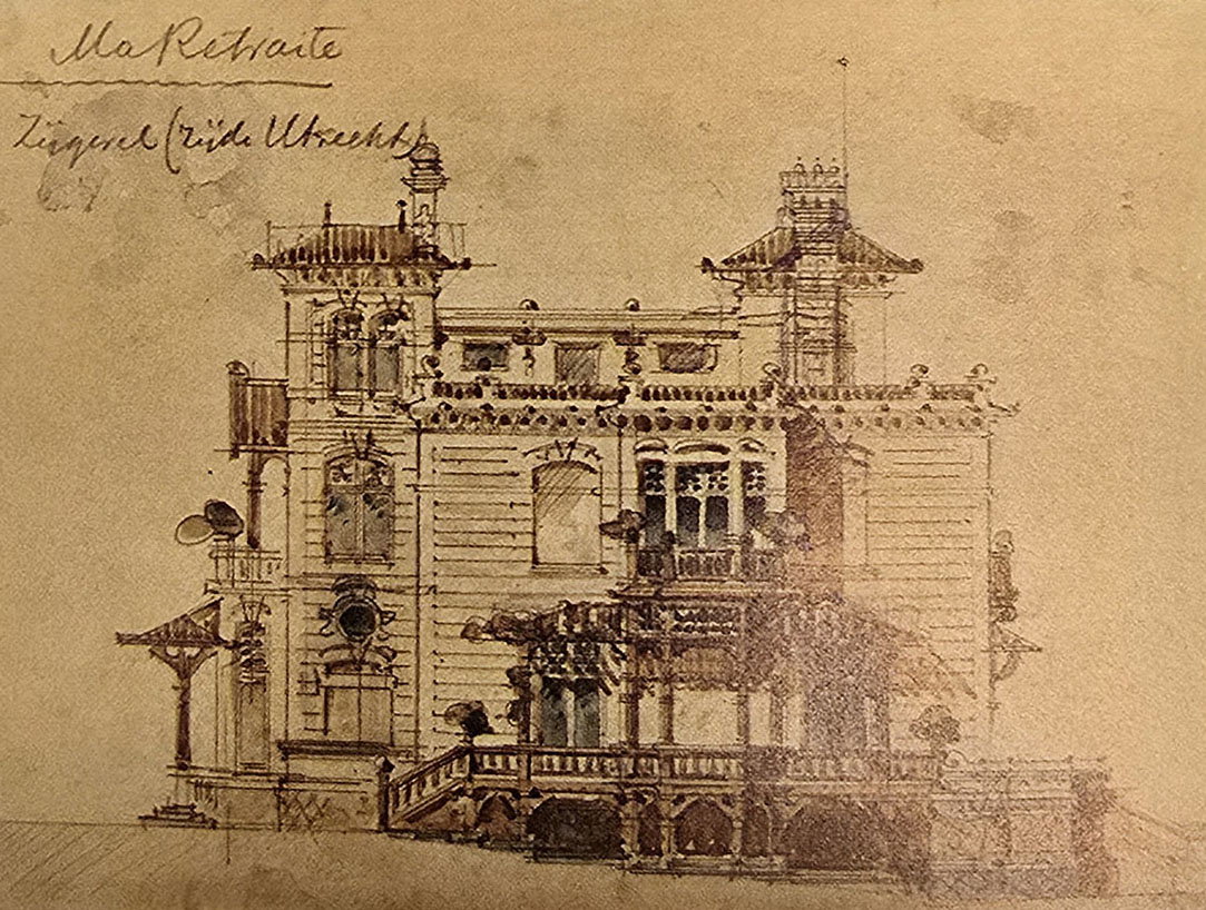 Ontwerp gevel zijde Utrecht