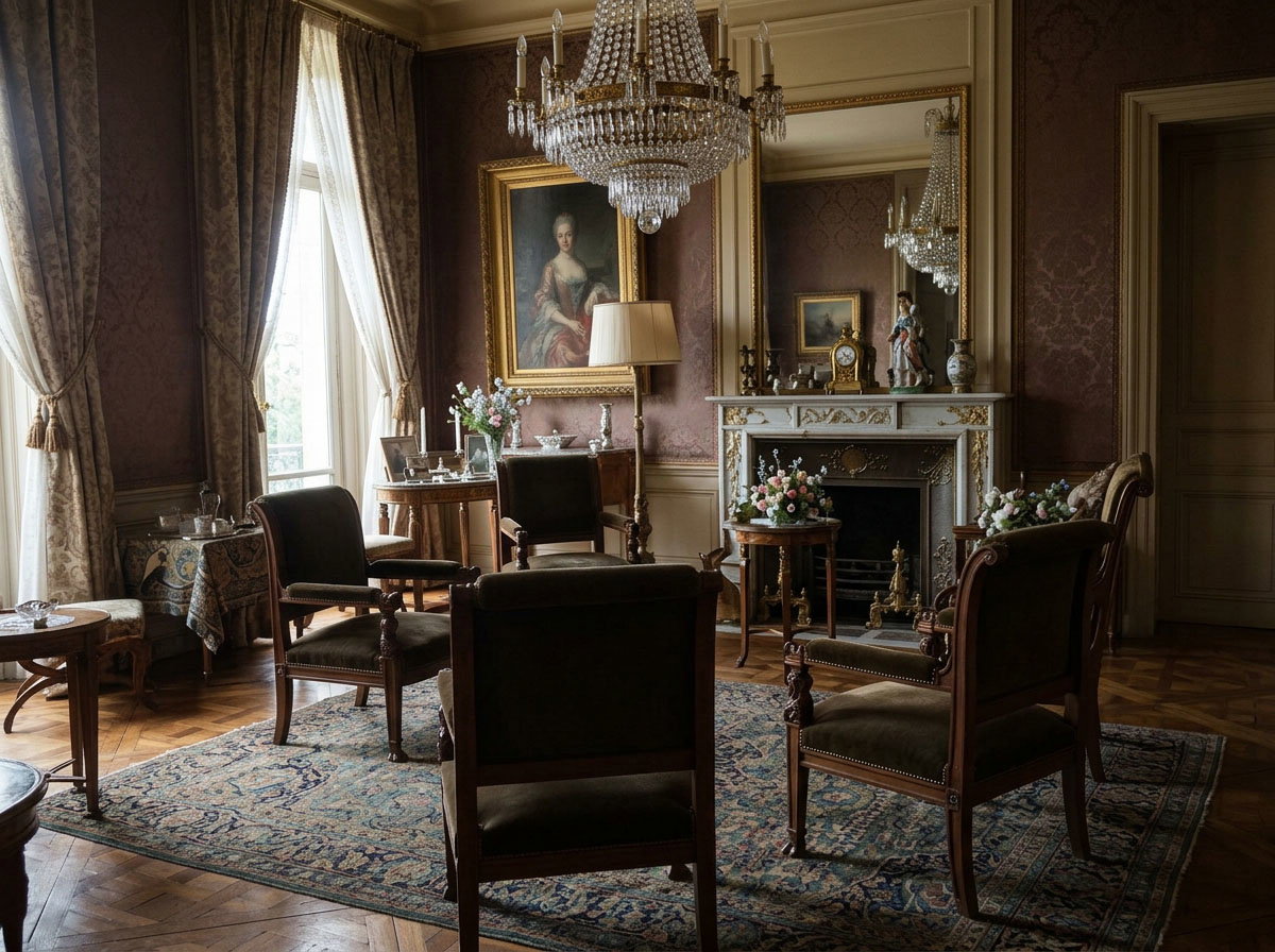 1920 Grote salon