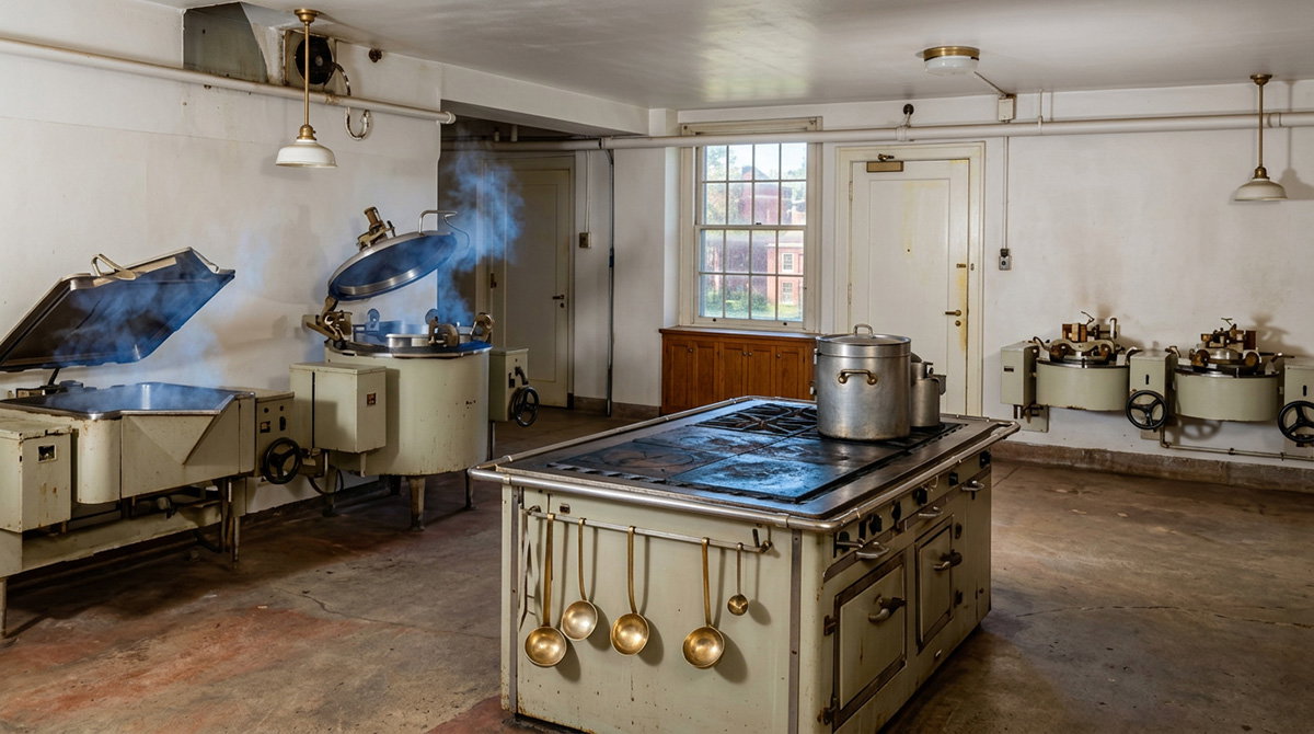 1969 Keuken in souterrain St.-Jan