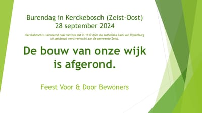 Burendag 2024 Kerckebosch (Zeist-Oost)