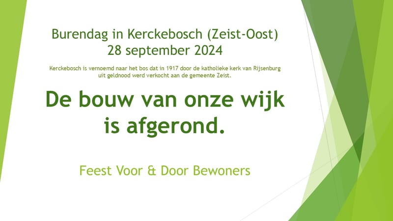 Burendag 2024 Kerckebosch (Zeist-Oost)