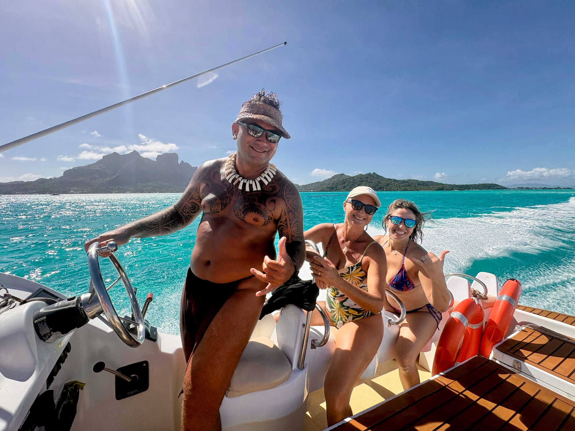 Boat Excursion with Captain Tuaiva