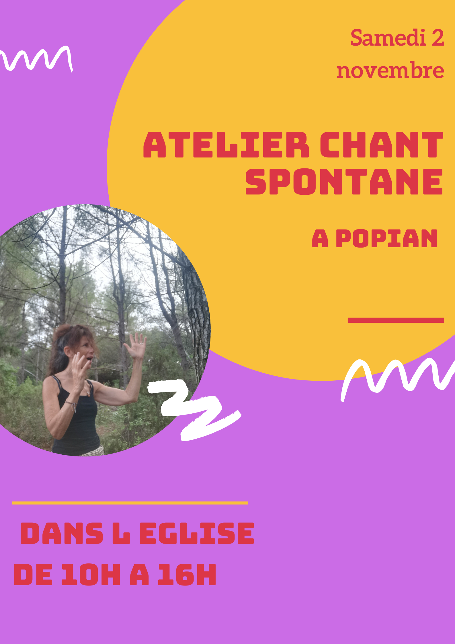 ATELIER CHANT SPONTANE LE 2 NOVEMBRE