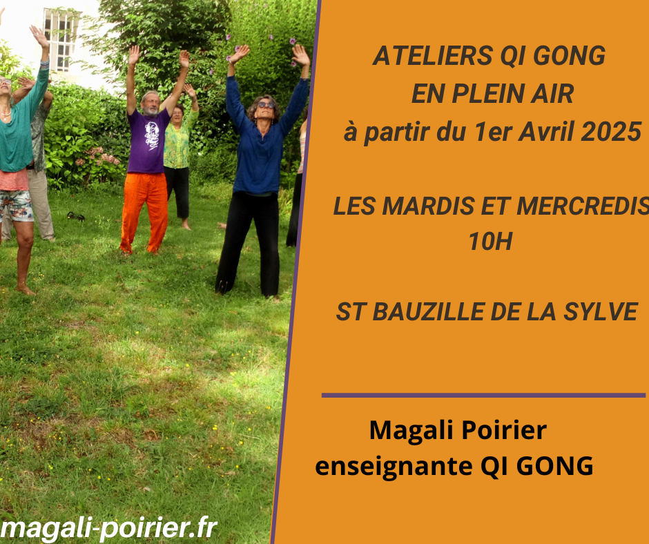 ATELIERS QI GONG en Plein Air a partir du 1er avril