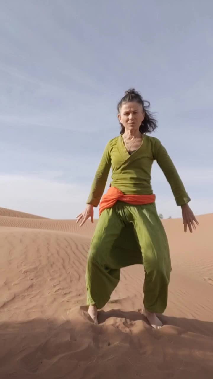 taichi dans le désert