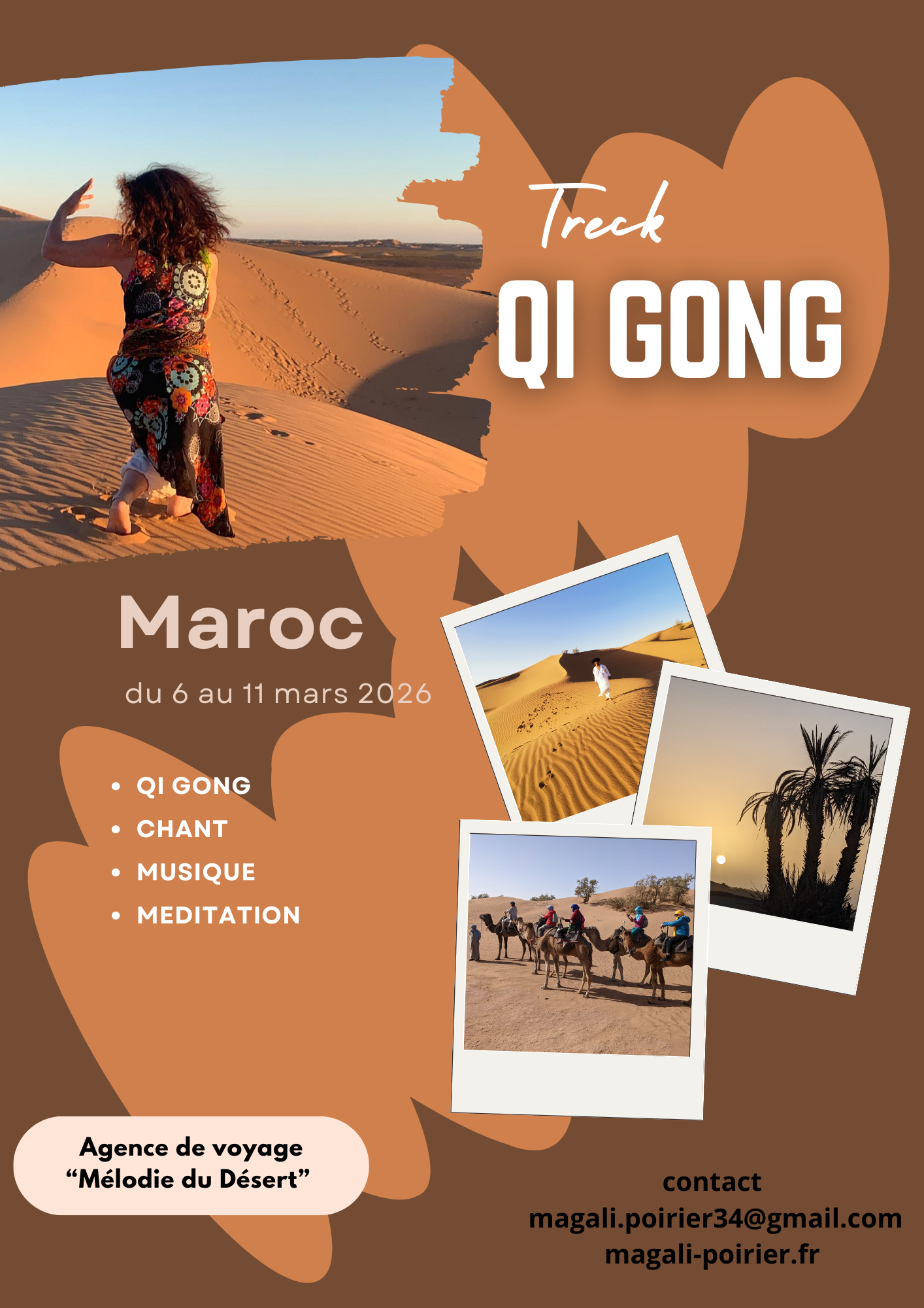Treck QI GONG dans le désert marocain du 6 au 11 mars 2026