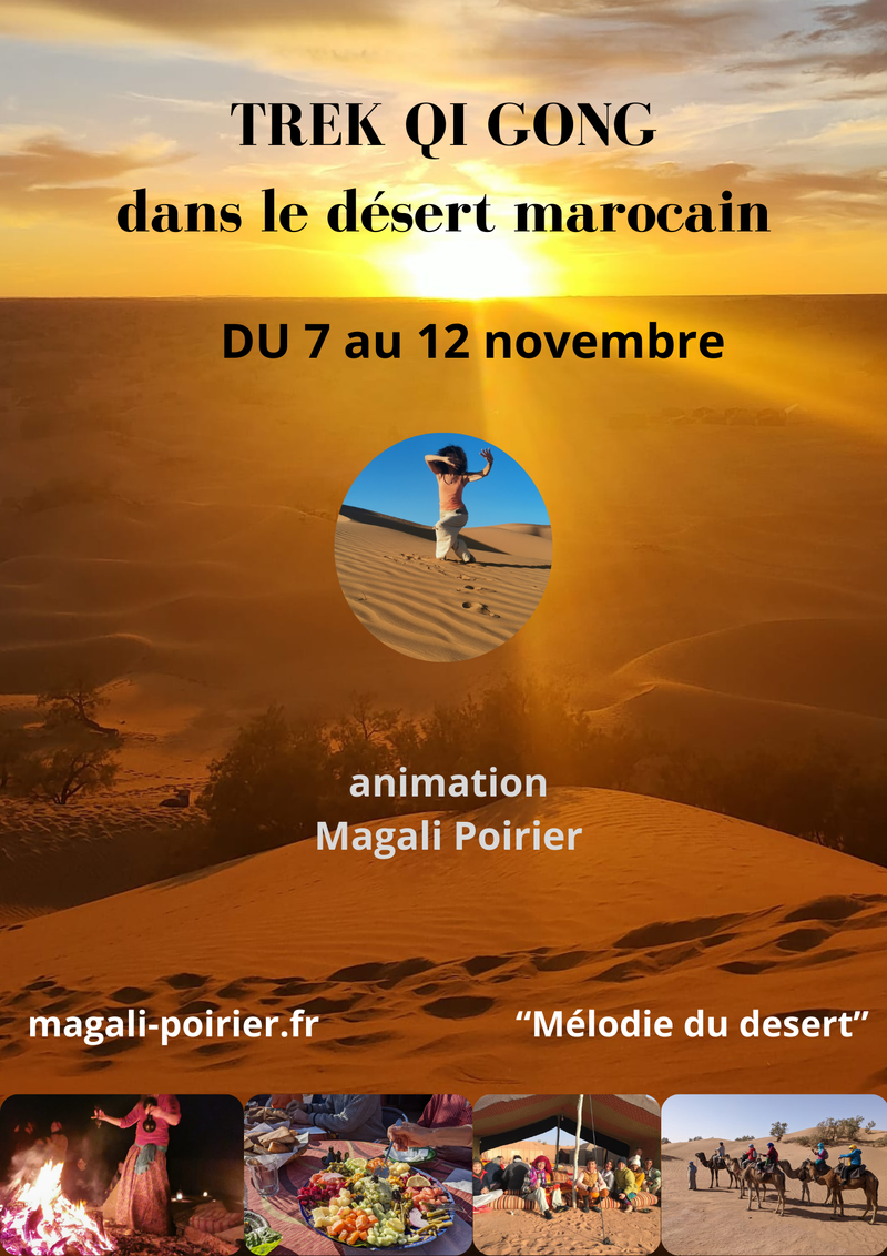 Treck QI GONG dans le désert marocain du 7 au 12 novembre 2026