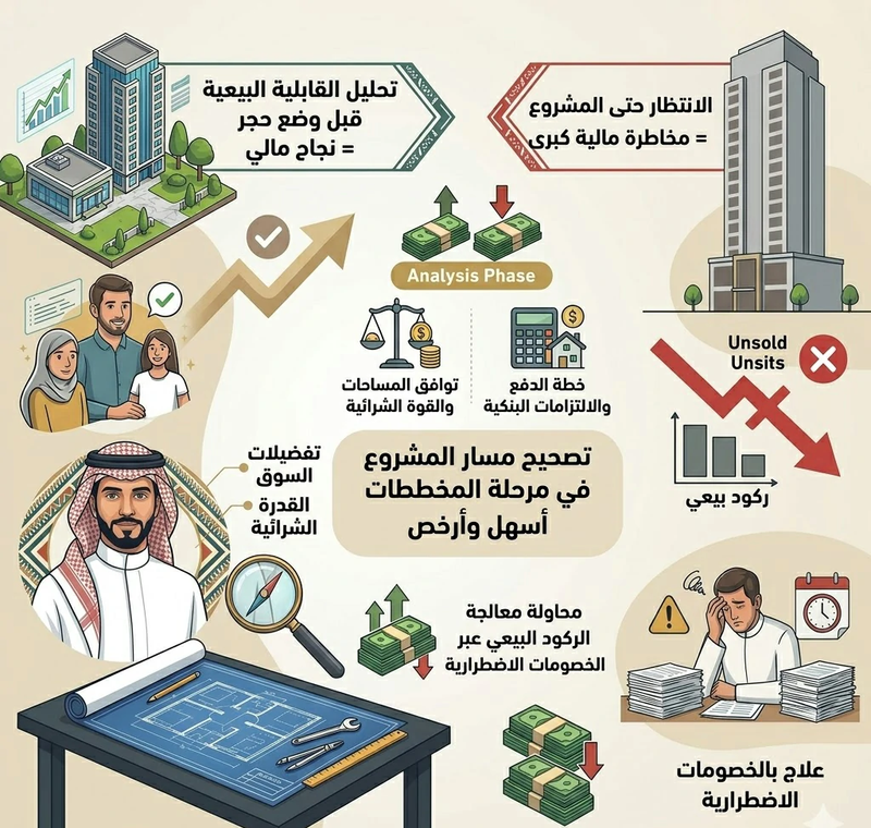 قبل وضع حجر الأساس