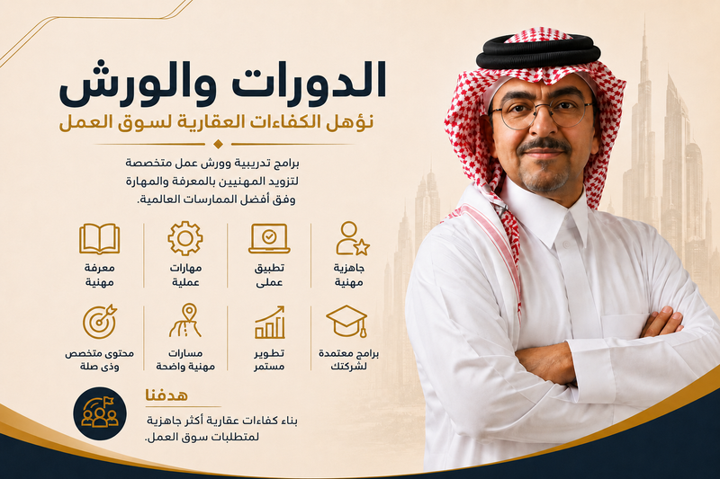 الدورات والورش