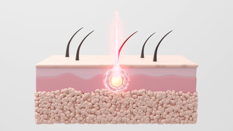 why a single laser session can’t remove all the hair ?