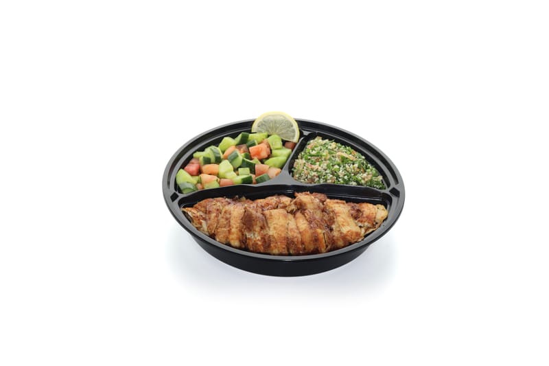 صحن شاورما صحي - Healthy shawarma plate