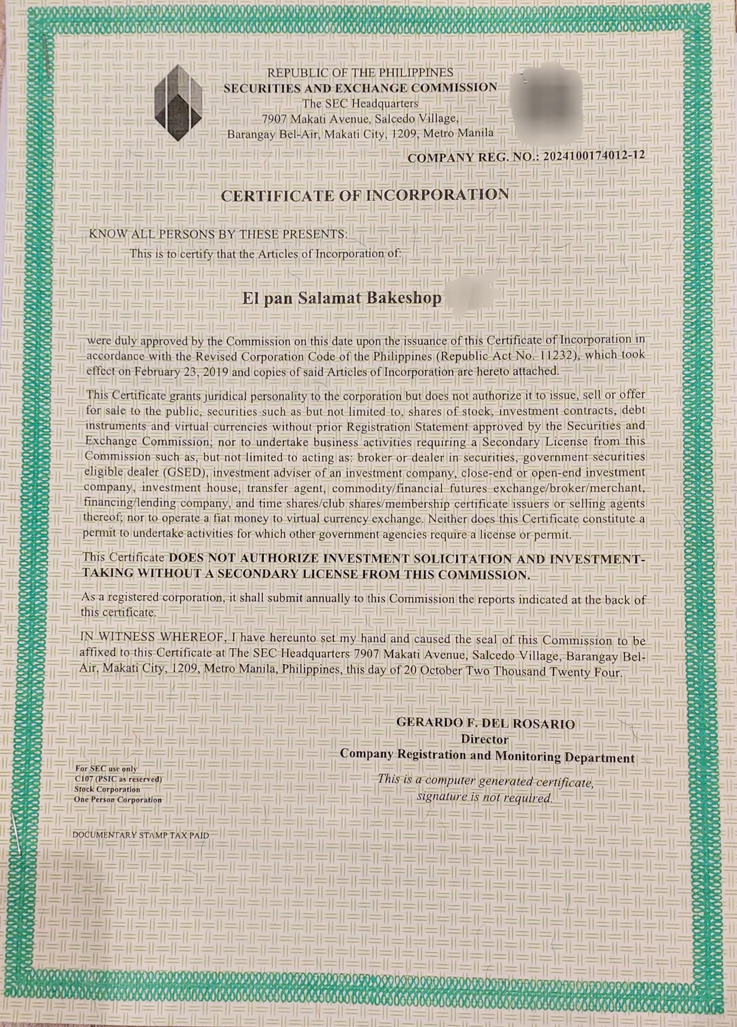 Company Registration