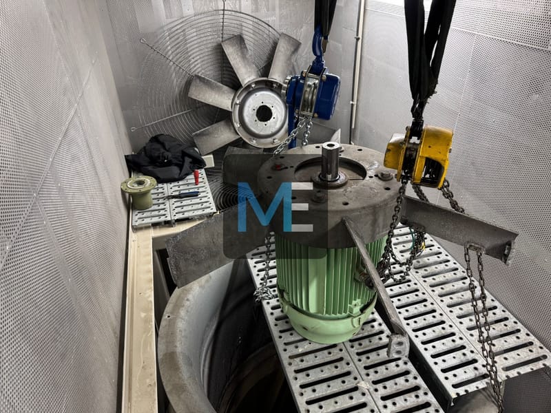 Основен ремонт на нагнетателен вентилатор за машинно отделение