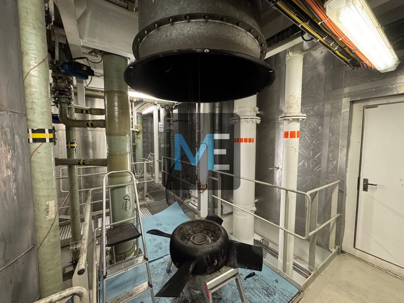 Основен ремонт на смукателен вентилатор за машинно отделение