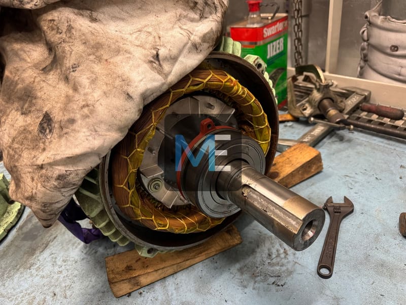 Основен ремонт на смукателен вентилатор за машинно отделение