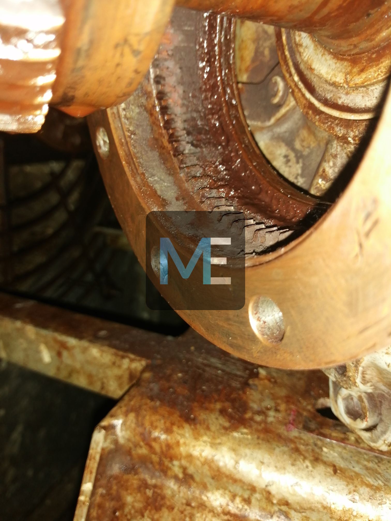 Repair of a fan with an autonomous cooling station