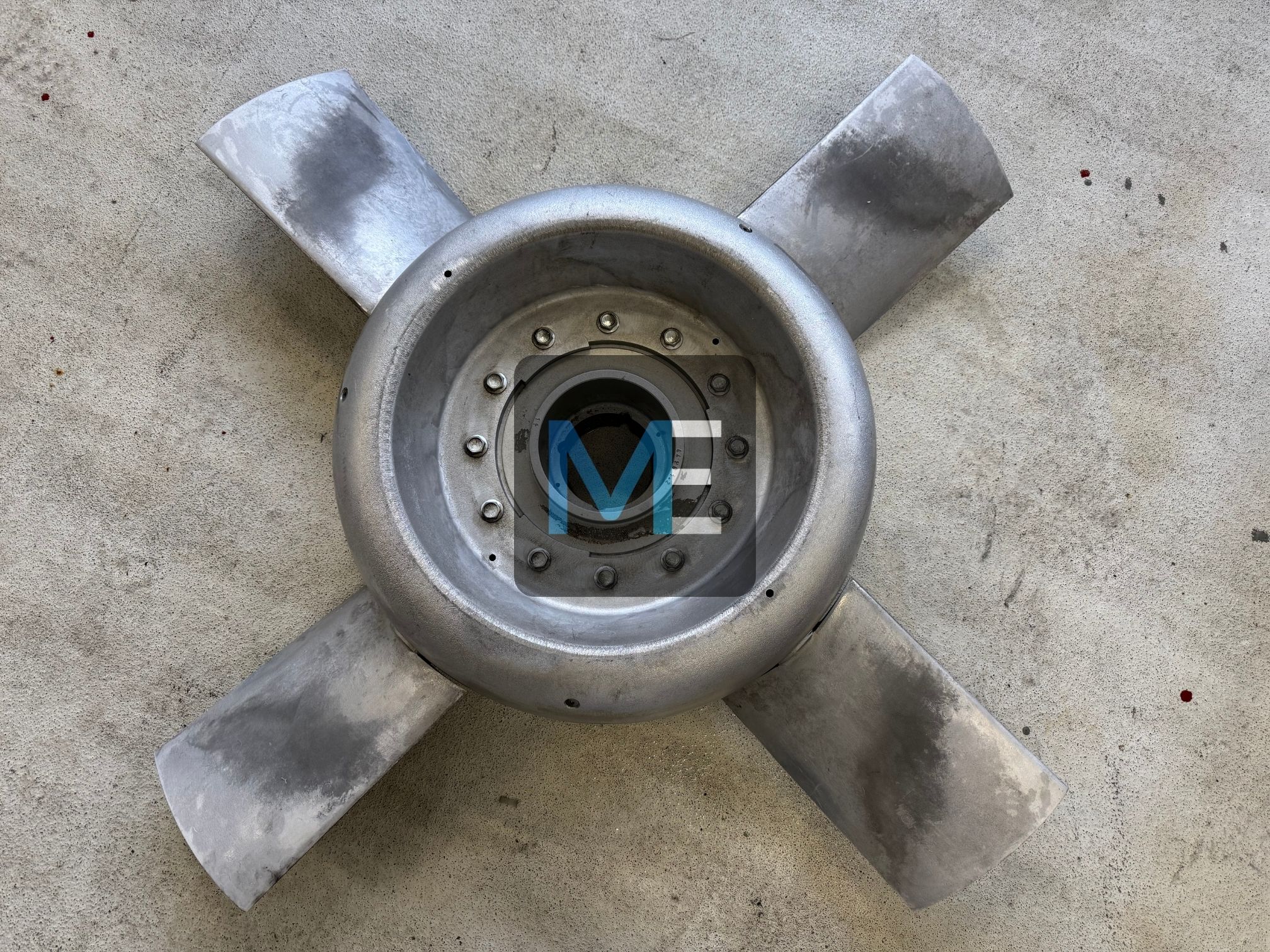 Major repair of the suction fan for the engine room