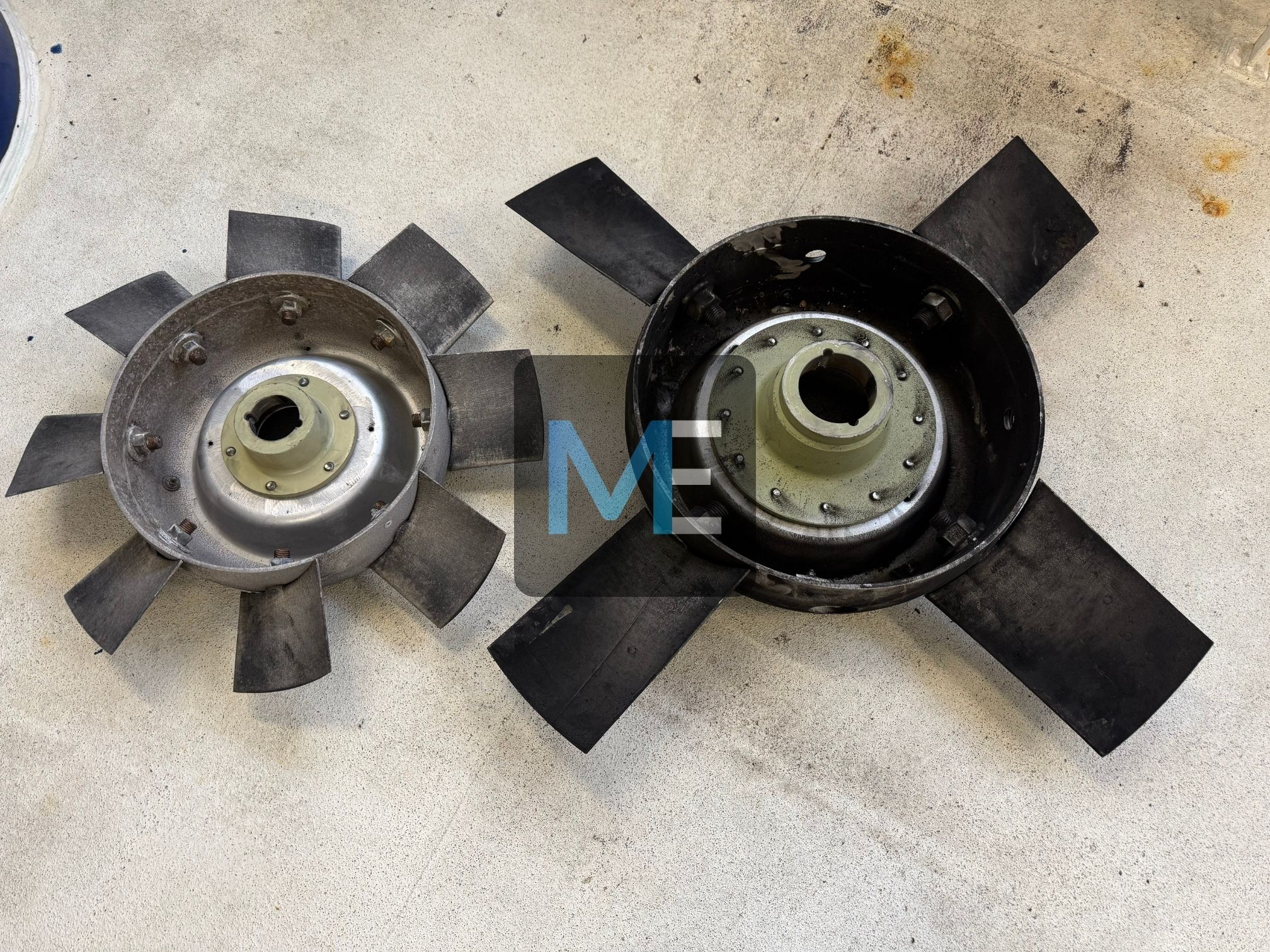 Major repair of the suction fan for the engine room