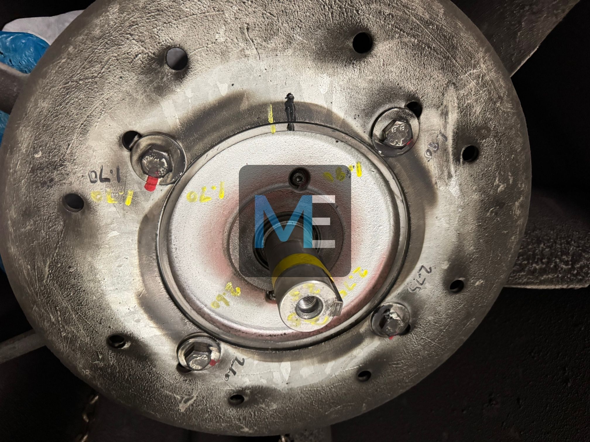 Major repair of the suction fan for the engine room