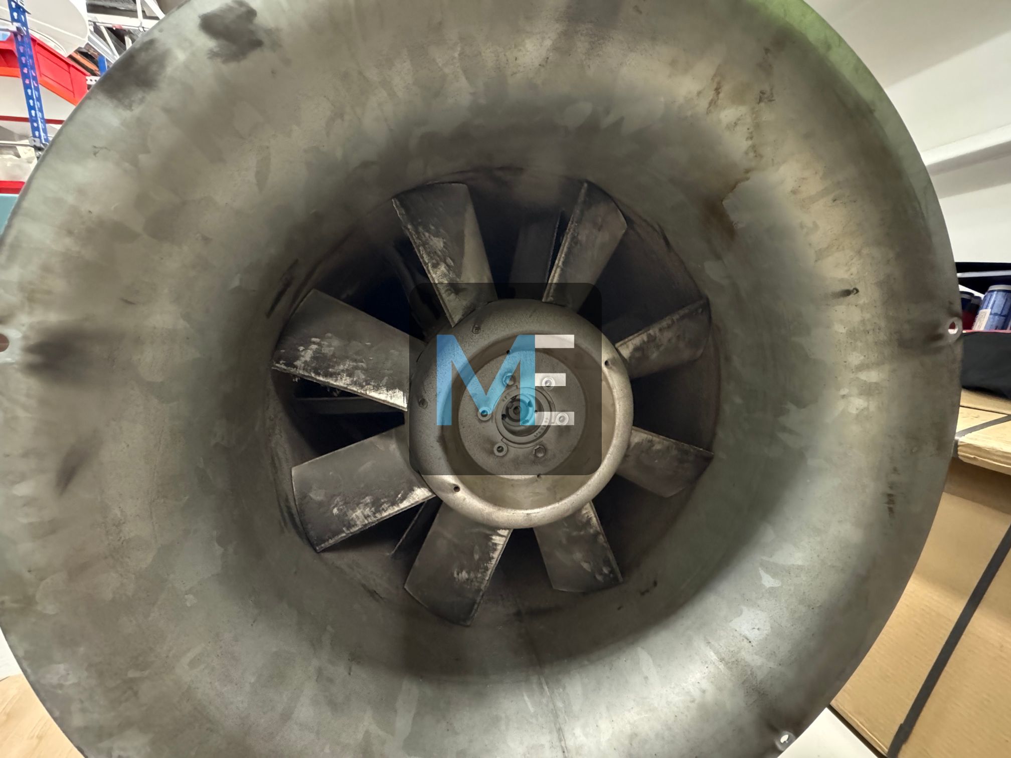 Major repair of the suction fan for the engine room