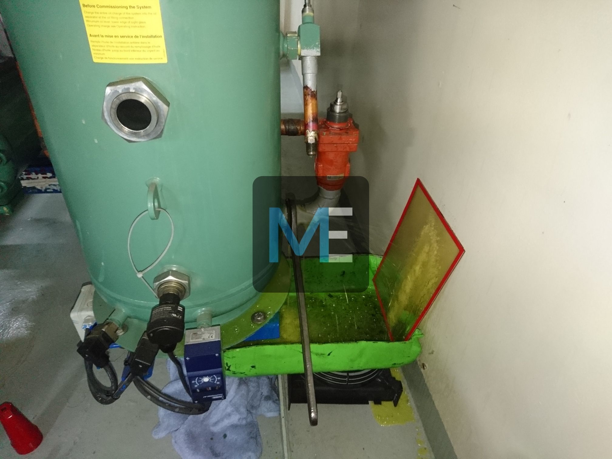 Refrigeration System type DX (direct evaporation)