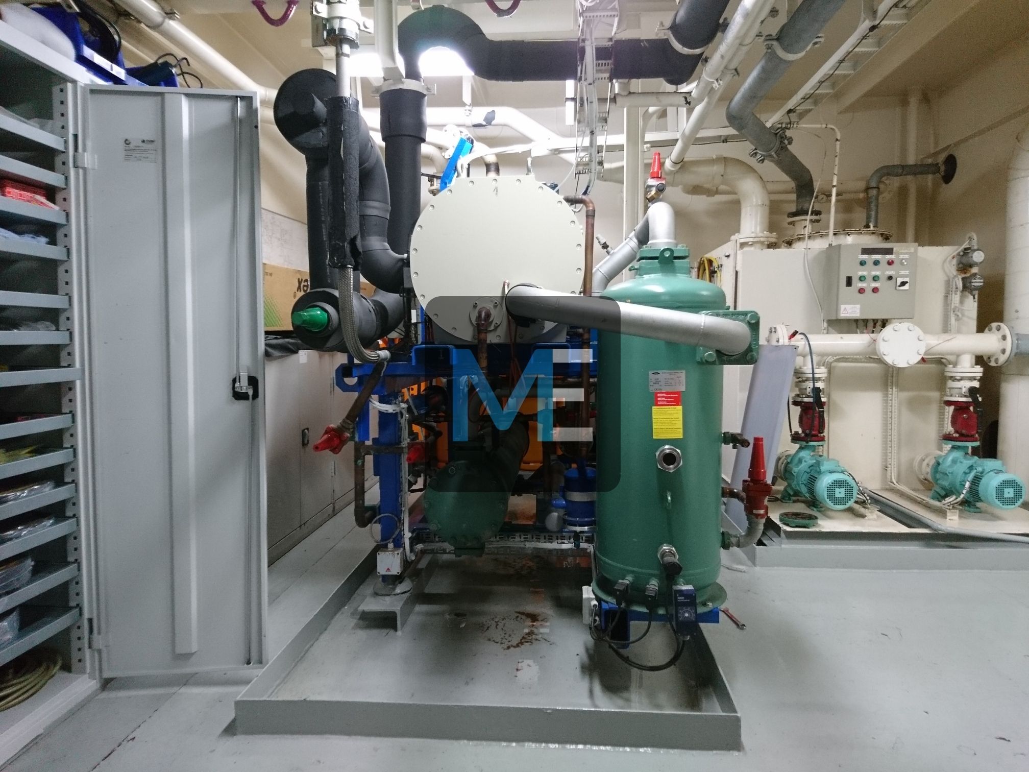 Refrigeration System type DX (direct evaporation)