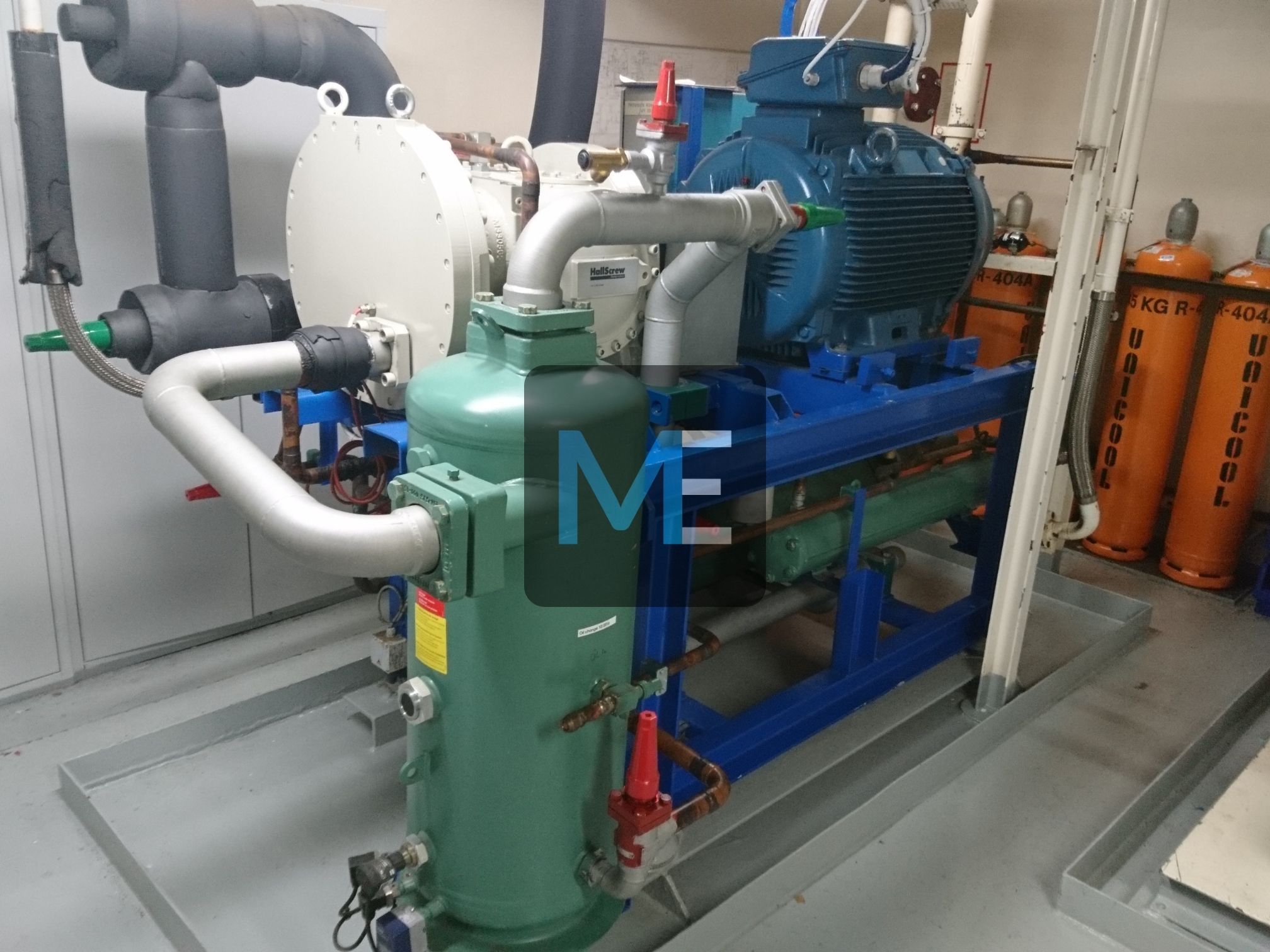 Refrigeration System type DX (direct evaporation)