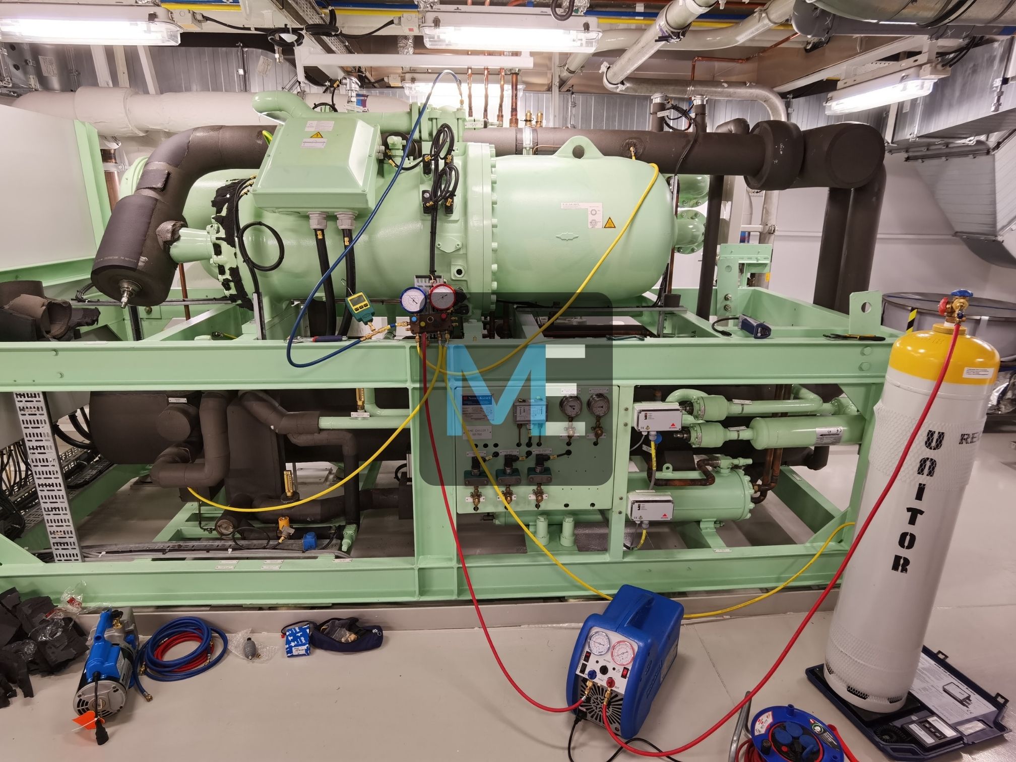 Brine Cascade Refrigeration System (Propylene Glycol)